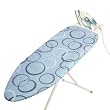Universal Size 100% Cotton Ironing Board Cover with Thick Foam Backing & Drawstrings. This Cover is Designed to fit Ironing Boards.Colour varies