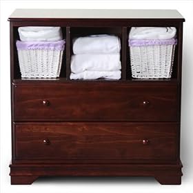 Chelsea 2-Drawer Changer in Mocha by Nursery Smart