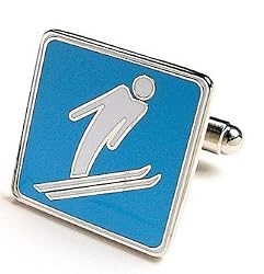 Skier Cufflinks
