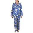Nick & Nora  Pajama Coat Set - Blue Swing on a Star