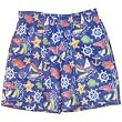 Infant Boys Royal Sail Printed Swim Trunks