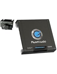 Car Audio or Theater: Planet Audio AC1500.1M ANARCHY 1500-Watt Monoblock Class A/B 2 to 8 Ohm Stable Monoblock Amplifier with Remote Subwoofer Level Control - Planet Audio
