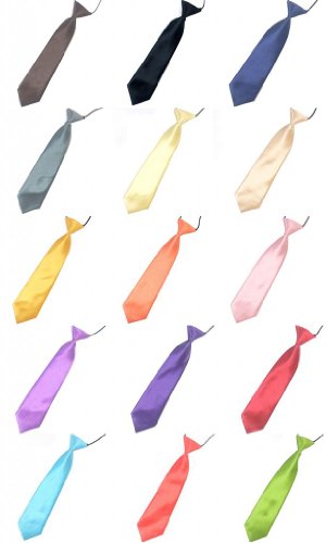 Juanshi Kid's Casual Style Polyester Arrow Solid Necktie