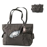 Philadelphia Eagles Purse / Handbag (Solid Black, 15 x 9)