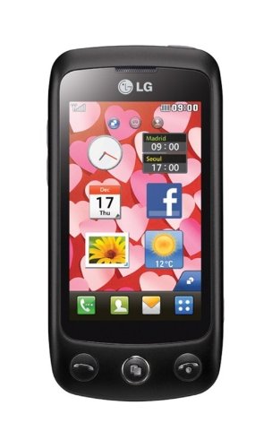 LG GS500 Cookie Plus Unlocked Quad-Band Cell Phone with 3 MP Camera, Touchscreen, Bluetooth, MicroSD Memory Card Slot – International Version – Black