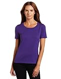 Jones New York Women's Short Sleeve Scoop Neck Shell Sweater, Orchid, Small