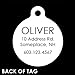 Medical Alert Dog Cat Pet ID Tag - 
