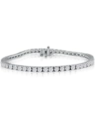 5ct Diamond Tennis Bracelet in 14k White Gold