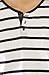 All Day The L/S Henley in White & Black Stipe,Tops for Men, Medium,White