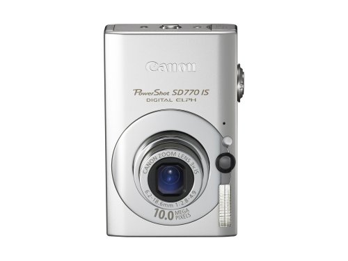Canon PowerShot SD770IS 10MP Digital Camera with 3x Optical Image Stabilized Zoom (Silver) under The Electronics Store