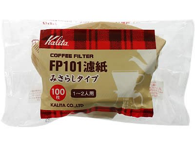 カリタ FP101濾紙みさらしタイプ(100枚入) 1-2人用