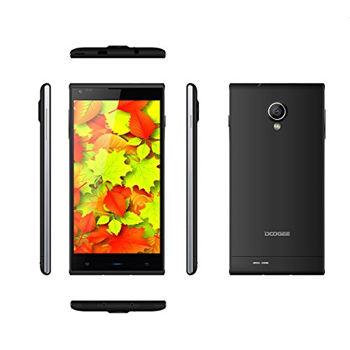 DOOGEE DAGGER DG550 MTK6592 Octa Core 1.7GHz Andriod 4.2.9 Phone 5.5" IPS OGS 1280*720 1GB RAM 16GB ROM 13.0MP GPS Smart Phone (Black)
