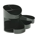 Rolodex Super Cup with Small Storage Drawers, Black (14095)
