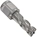 Jancy Slugger Tap Size High-Speed Annular Steel Cutter, Uncoated (Bright) Finish, 3/4" Annular Shank, 1" Depth