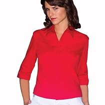 Kustom Kit Ladies Continental 3/4 Sleeve Blouse