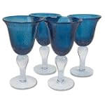 Artland Iris Slate Blue Goblet Set Of 4