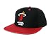 Casquette Neuve Ajustable Officielle NBA - MIAMI HEAT Snapback - Casquette Noire/Bordeaux
