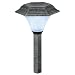 Tools & Hardware : Malibu Solar White Nichia LED Outdoor Plastic Garden Lights, Antique Silver with Faceted Glass Globe 6-Pack #LZ2004AS6