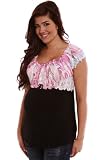 Kiki's Maternity: Black Sublimation Short Sleeve Maternity Shirt