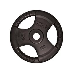 TKO Olympic 35 lb. Urethane Tri-Grip Plate
