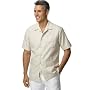 Cubavera Linen Blend Guayabera Shirt
