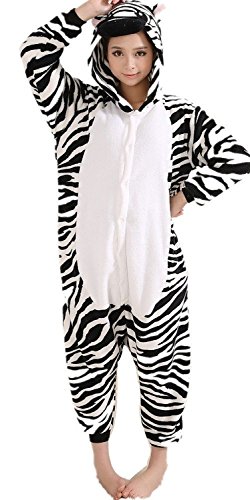 iNewbetter Sleepsuit Costume Cosplay Kigurumi Onesie Pajamas Zebra