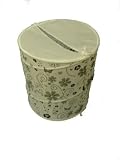 Review ELITEHOUSEWARES  / POP LAUNDRY BASKET BLACK PRINT ON WHITE