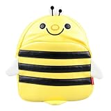 Linda Linda Little Bee Kids Bag, Little Kid Backpack, Children School Bag and Travel Bag