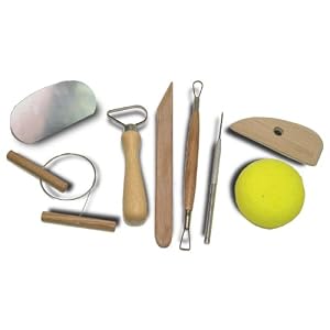Potter's Tool Kit with 8 Essential Tools