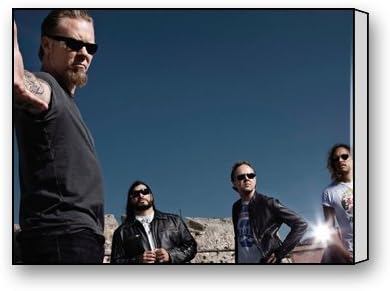 Funnyone Custom Modern Wall Art Decoration for Home Metallica Canvas Prints