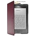 Custodia Amazon in pelle con luce per Kindle, colore: Viola (adatta solo per Kindle)