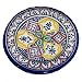 Moroccan Handmade 10.5-inch Rainbow Medium Plate,by Treasures of Morocco,Free shipping