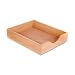 CVRCW07211 - Wood Desk Tray, Letter Size, Solid Oak