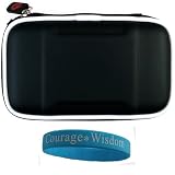BPC Brand Black Color Carrying Case for Nintendo Dsi + BONUS Courage*Wisdom Wristband