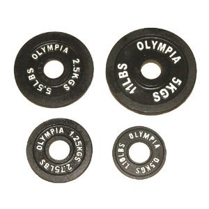 Olympic Black Plates Set- (0.5, 1.25, 2.5, 5 kg) 4 Pairs
