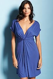 Deep V-Neck Cover Up Beach Dress