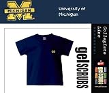NCAA Michigan Wolverines Navy Gelscrubs Kids Top