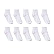 Hanes Women's Cushion Ankle 10 Pk White/Pink - OS