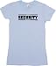 Social Security Recipient Women's Tee Shirt Medium-Light Blue Babydoll (petite fit)