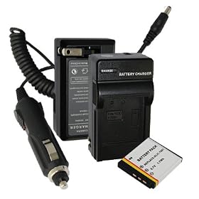 Battery & Charger for Kodak KLIC-7001 Digital Camera DC