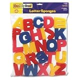 Sponge Letters, 3 High, A-Z capital Letters, 26 sponges/pack