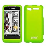 EMPIRE Neon Green Rubberized Snap-On Cover Case for HTC Merge