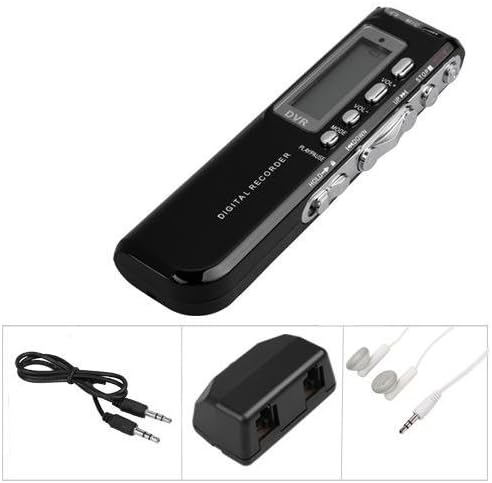 Miroad A24 8GB LCD Digital Voice Recorder 8G Dictaphone MP3 Player + Recording Recorders Speaker Microphone Mic lasts up to 576 hours