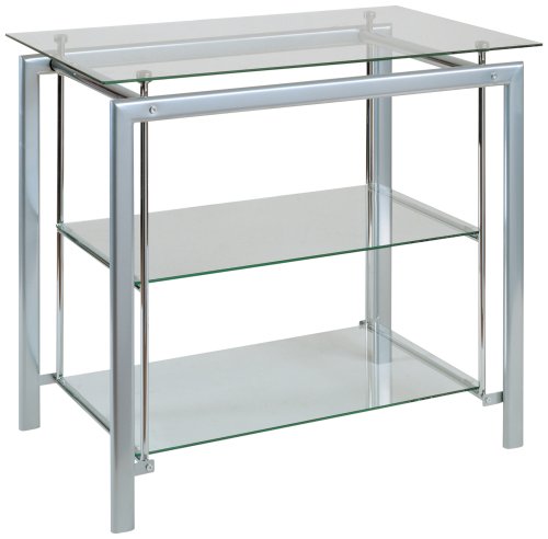 Planet 3-34 Silver TV Stand