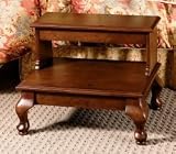Antique Bed Steps with Hidden Draw