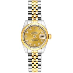 [ロレックス] ROLEX 腕時計 デイトジャスト 179173G シャンパン 10Pダイヤ レディース [並行輸入品]