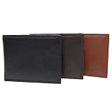 Guess - Guess Genuine Leather Bi-Fold Passcase Wallet