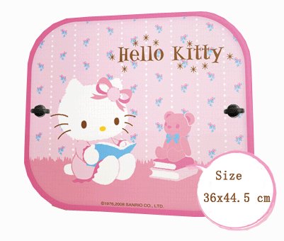 Hello Kitty Sanrio Car Side Sunshade - Pair