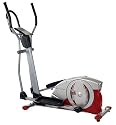 Christopeit Crosstrainer Ergometer CXM 6, Silber Rot Schwarz