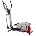 Christopeit Crosstrainer Ergometer CXM 6, Silber Rot Schwarz